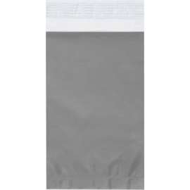 Global Industrial Clear View Poly Mailers, 6"W x 9"L, 2.5 Mil, White, 100/Pack