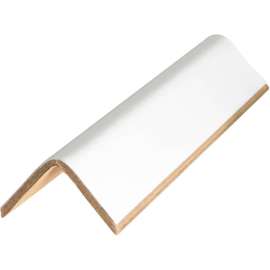 Global Industrial Heavy Duty Edge Protectors, 2"W x 2"D x 12"L, .225" Thick, White, 120/Pack