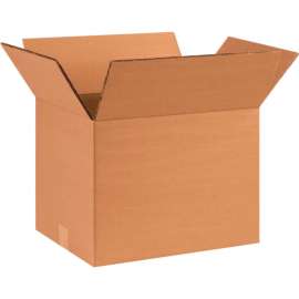 Global Industrial HD Double Wall Cardboard Corrugated Boxes, 16"L x 10"W x 10"H, Kraft