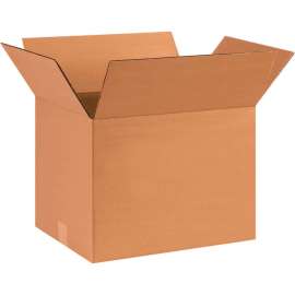 Global Industrial Heavy Duty Cardboard Corrugated Boxes, 16"L x 12"W x 12"H, Kraft