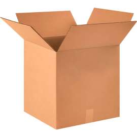 Global Industrial Heavy Duty Cardboard Corrugated Boxes, 16"L x 16"W x 16"H, Kraft