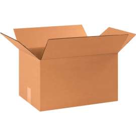 Global Industrial Heavy Duty Cardboard Corrugated Boxes, 17-1/4"L x 11-1/4"W x 10"H, Kraft