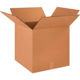 Global Industrial HD Double Wall Cardboard Corrugated Boxes, 17"L x 17"W x 17"H, Kraft