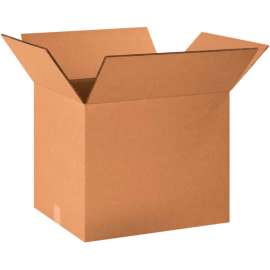 Global Industrial HD Double Wall Cardboard Corrugated Boxes, 20"L x 14"W x 14"H, Kraft