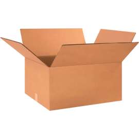 Global Industrial Heavy Duty Double Wall Corrugated Boxes, 24"L x 20"W x 12"H, Kraft