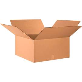 Global Industrial Heavy Duty Cardboard Corrugated Boxes, 24"L x 24"W x 12"H, Kraft