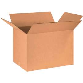 Global Industrial HD Double Wall Cardboard Corrugated Boxes, 30"L x 18"W x 18"H, Kraft