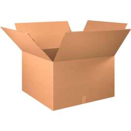 Global Industrial HD Double Wall Cardboard Corrugated Boxes, 30"L x 30"W x 20"H, Kraft