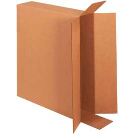 Global Industrial Side Loading Cardboard Corrugated Boxes, 30"L x 6"W x 24"H, Kraft