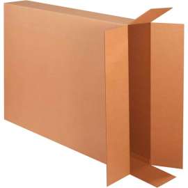 Global Industrial Side Loading Cardboard Corrugated Boxes, 40"L x 8"W x 50"H, Kraft