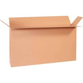 Global Industrial Side Loading Cardboard Corrugated Boxes, 56"L x 10"W x 32"H, Kraft