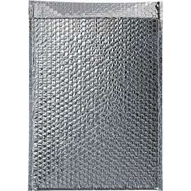 Global Industrial Cool Shield Thermal Bubble Mailers, 12"W x 17"L, Silver, 50/Pack