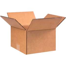 Global Industrial Heavy Duty Double Wall Corrugated Boxes, 9"L x 9"W x 6-1/2"H, Kraft