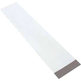 Global Industrial Long Poly Mailers, 9-1/2"W x 45"L, 4 Mil, White, 50/Pack
