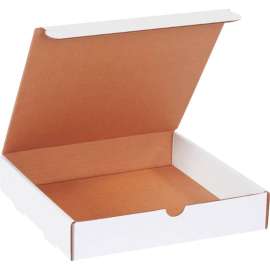Global Industrial Corrugated Literature Mailers, 10"L x 10"W x 2"H, White