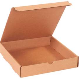 Global Industrial Corrugated Literature Mailers, 10"L x 10"W x 2"H, Kraft