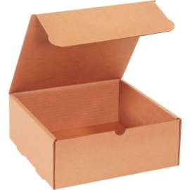 Global Industrial Corrugated Literature Mailers, 10"L x 10"W x 4"H, Kraft