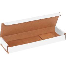 Global Industrial Corrugated Mailers, 10"L x 3"W x 1"H, White