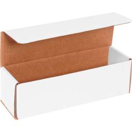 Global Industrial Corrugated Mailers, 10"L x 3"W x 3"H, White