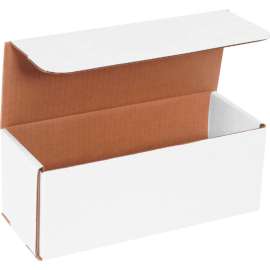 Global Industrial Corrugated Mailers, 10"L x 4"W x 4"H, White