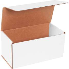 Global Industrial Corrugated Mailers, 10"L x 5"W x 5"H, White