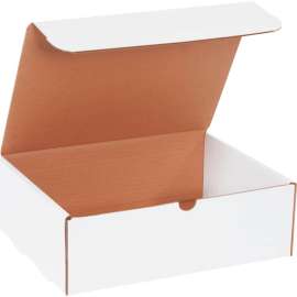 Global Industrial Corrugated Mailers, 10"L x 7"W x 6"H, White