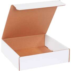 Global Industrial Corrugated Literature Mailers, 11-1/2"L x 11-1/2"W x 3-3/4"H, White