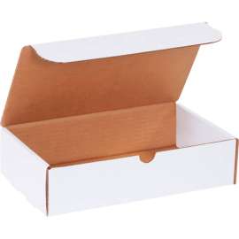 Global Industrial Corrugated Literature Mailers, 11"L x 6-1/2"W x 2-3/4"H, White