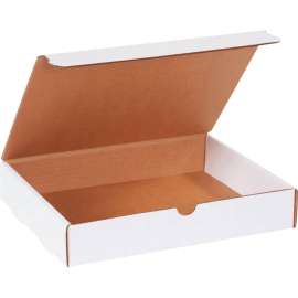 Global Industrial Corrugated Literature Mailers, 11-1/8"L x 8-3/4"W x 2"H, White