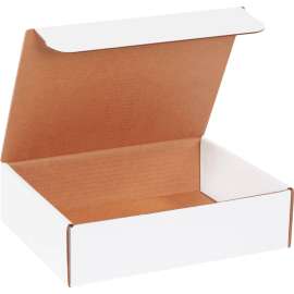 Global Industrial Corrugated Literature Mailers, 11-1/8"L x 8-3/4"W x 3"H, White