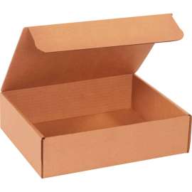 Global Industrial Corrugated Literature Mailers, 11-1/8"L x 8-3/4"W x 3"H, Kraft