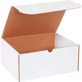 Global Industrial Corrugated Literature Mailers, 11-1/8"L x 8-3/4"W x 5"H, White