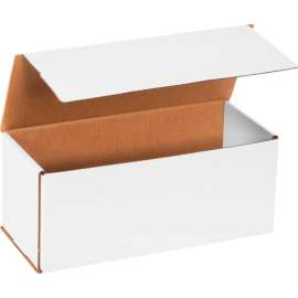 Global Industrial Corrugated Mailers, 12"L x 5"W x 5"H, White