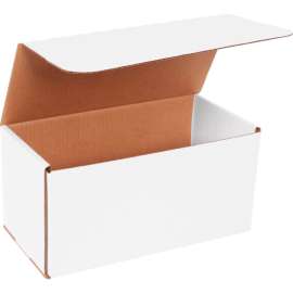 Global Industrial Corrugated Mailers, 12"L x 6"W x 6"H, White