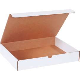 Global Industrial Corrugated Literature Mailers, 13"L x 10"W x 2"H, White