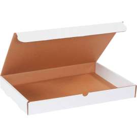 Global Industrial Corrugated Literature Mailers, 17-1/8"L x 11-1/8"W x 2"H, White