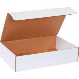 Global Industrial Corrugated Literature Mailers, 17-1/8"L x 11-1/8"W x 4"H, White