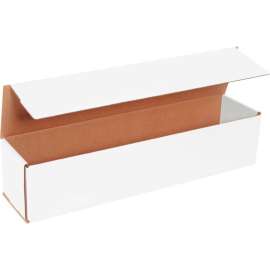 Global Industrial Corrugated Mailers, 18"L x 4"W x 4"H, White
