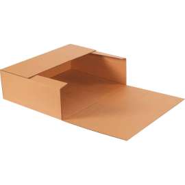 Global Industrial Corrugated Jumbo Easy-Fold Mailers, 20"L x 16"W x 6"H, Kraft