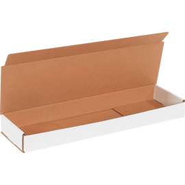 Global Industrial Corrugated Mailers, 21"L x 6"W x 2"H, White