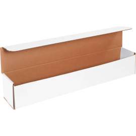 Global Industrial Corrugated Mailers, 24"L x 4"W x 4"H, White