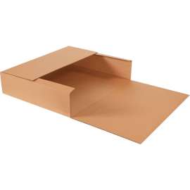 Global Industrial Corrugated Jumbo Easy-Fold Mailers, 28"L x 24"W x 6"H, Kraft