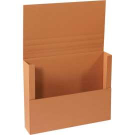 Global Industrial Corrugated Jumbo Fold-Over Mailers, 30"L x 24"W x 6"H, Kraft