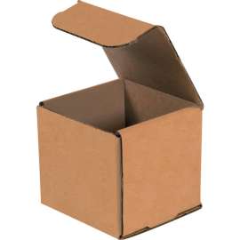 Global Industrial Corrugated Mailers, 3"L x 3"W x 3"H, Kraft