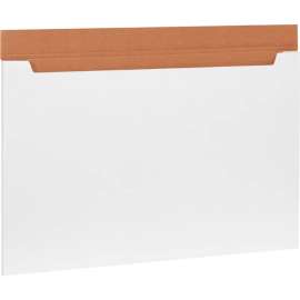Global Industrial Corrugated Jumbo Fold-Over Mailers, 36"L x 24"W x 1/4"H, White