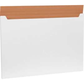 Global Industrial Corrugated Jumbo Fold-Over Mailers, 38"L x 26"W x 1"H, White