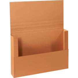 Global Industrial Corrugated Jumbo Fold-Over Mailers, 38"L x 26"W x 6"H, Kraft