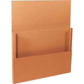 Global Industrial Corrugated Jumbo Fold-Over Mailers, 48"L x 36"W x 3"H, Kraft