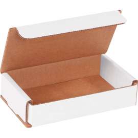 Global Industrial Corrugated Mailers, 5"L x 3"W x 1"H, White