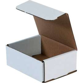Global Industrial Corrugated Mailers, 5"L x 4"W x 2"H, White